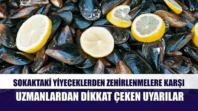 Sokaktaki yiyeceklerden zehirlenmelere karşı uzmanlardan dikkat çeken uyarılar