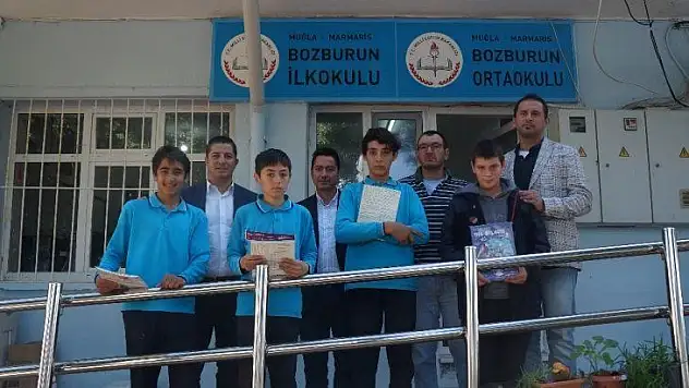 Spor kulübünden öğrencilere kitap yardımı