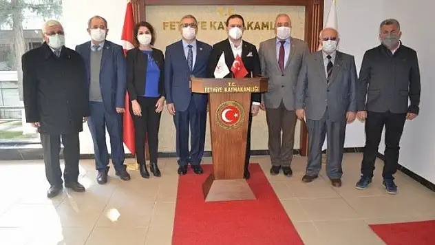 THK Fethiye Şube yönetiminden Kaymakam Fırat'a ziyaret