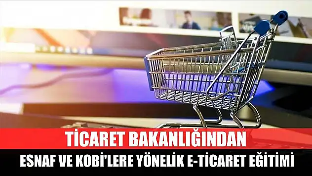 Ticaret Bakanlığından esnaf ve KOBİ'lere yönelik e-ticaret eğitimi