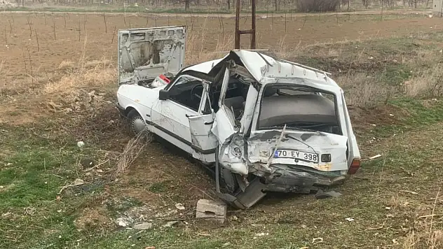 Tır otomobile arkadan çarptı: 1 yaralı