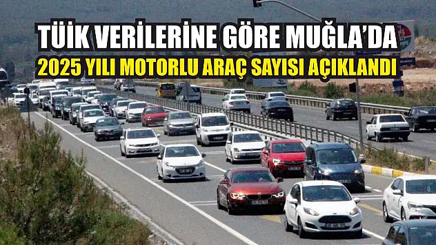 TÜİK Verilerine Göre Muğla'da 2025 Yılı Motorlu Araç Sayısı Açıklandı
