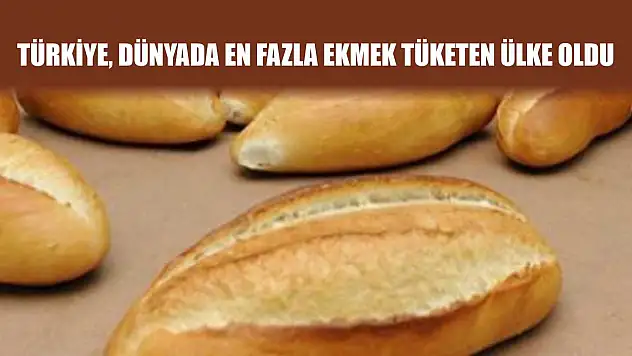 Türkiye, Dünyada En Fazla Ekmek Tüketen Ülke Oldu