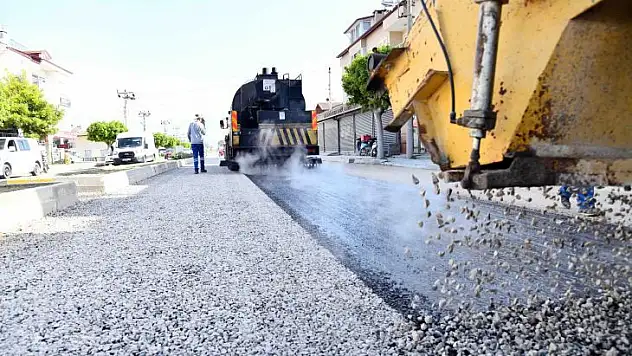 Üstyapı çalışmaları başladı