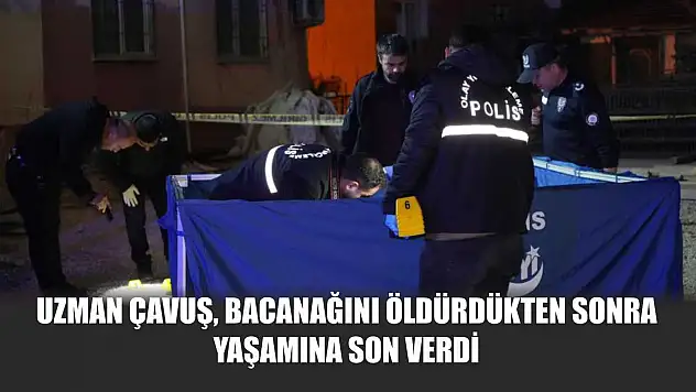 Uzman çavuş, bacanağını öldürdükten sonra yaşamına son verdi