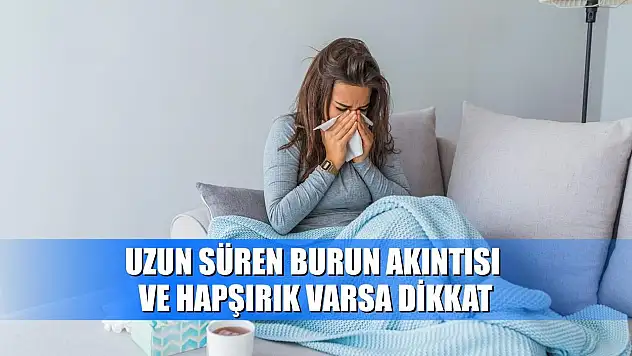 Uzun süren burun akıntısı ve hapşırık varsa dikkat