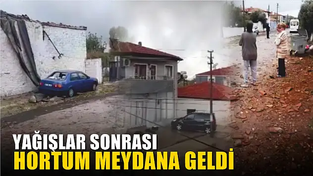 Yağışlar Sonrası Hortum Meydana Geldi
