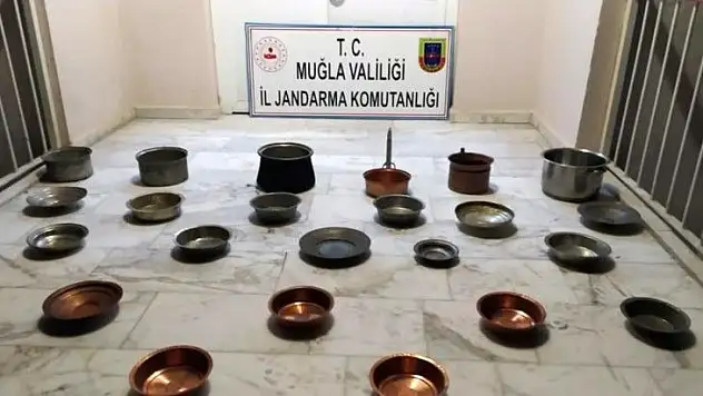 Yatağan'da bakır kazan hırsızlığı