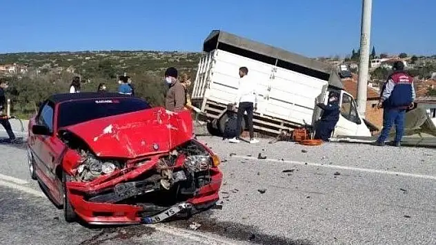 Yatağan'da trafik kazası: 2 yaralı