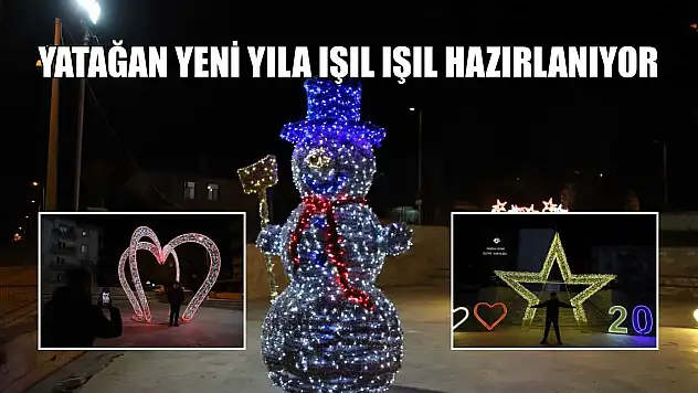 Yatağan yeni yıla ışıl ışıl hazırlanıyor