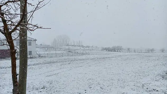 Yüksek bölgelere yine kar yağdı