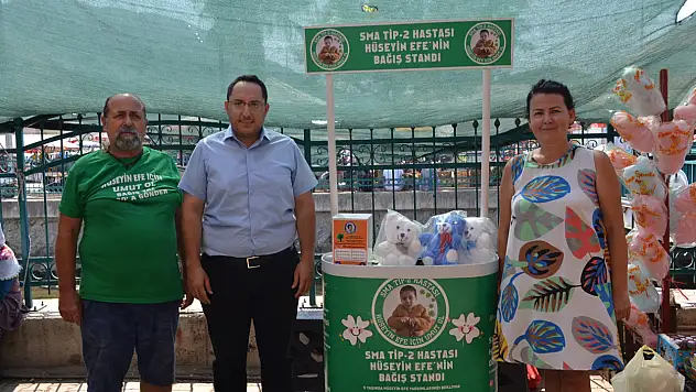 Zafer Partisi'nden SMA hastası Hüseyin Efe için destek