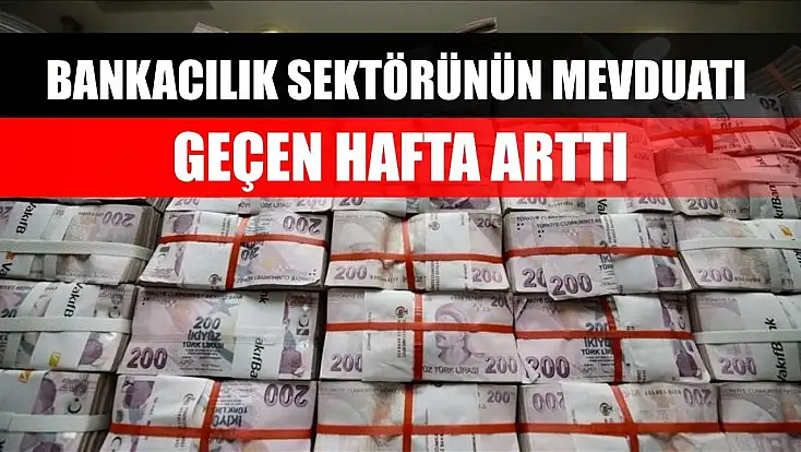 Bankacılık sektörünün mevduatı geçen hafta arttı