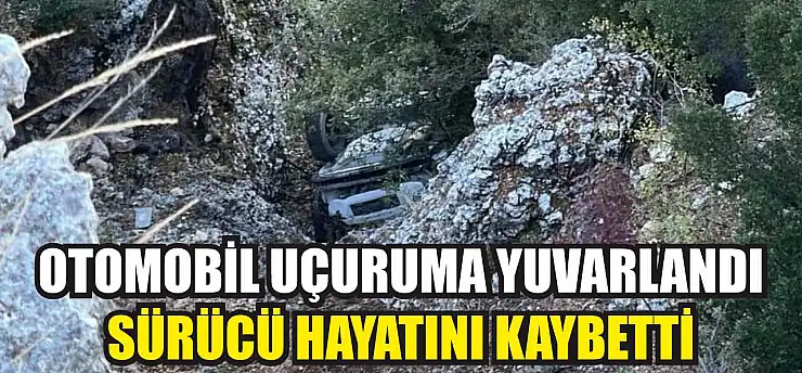 Otomobil uçuruma yuvarlandı, sürücü hayatını kaybetti