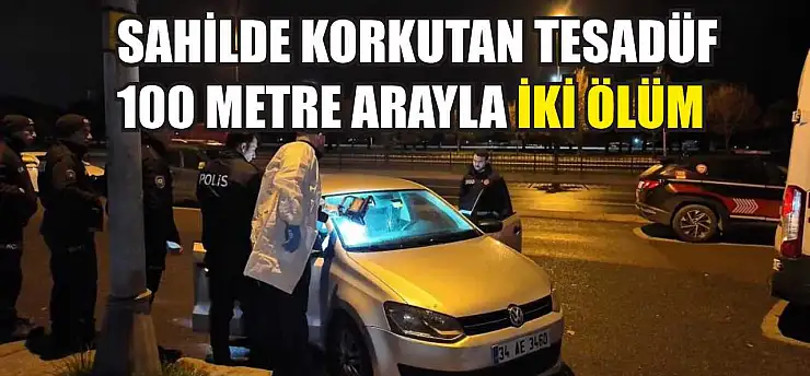 Sahilde korkutan tesadüf 100 metre arayla iki ölüm