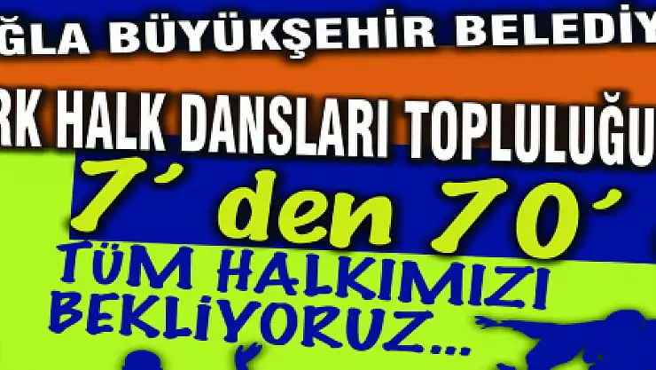 TÜRK HALK DANSLARI TOPLULUĞU ÖĞRENCİLERİ BEKLİYOR...