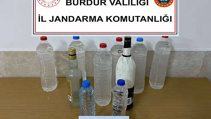 10 litre sahte/kaçak rakı ele geçirildi