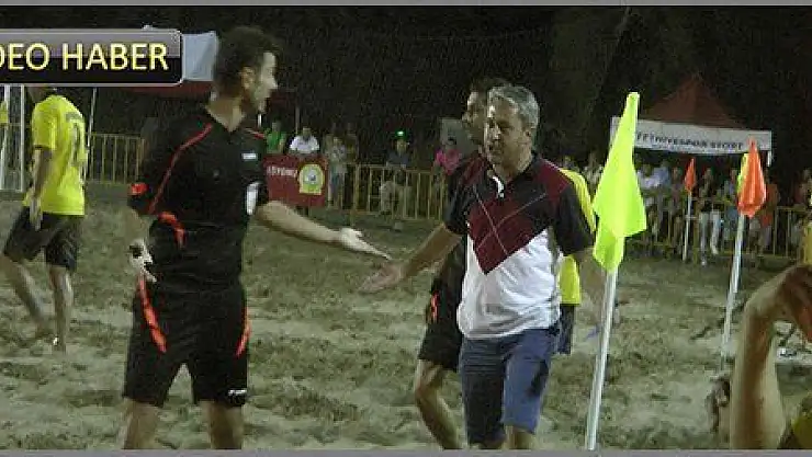 PLAJ FUTBOLU SERT GEÇTİ