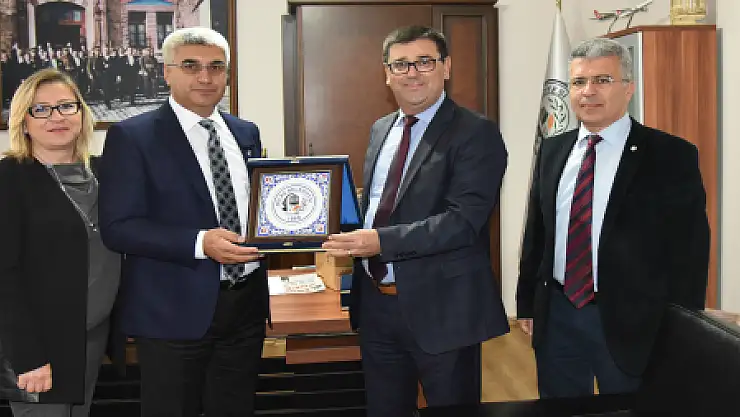 KAYMAKAM GÜREL'DEN BAŞKAN TOKAT'A VEDA ZİYARETİ