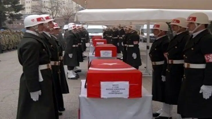 SUR ŞEHİTLERİ TÖRENLE MEMLEKETLERİNE UĞURLANDI...