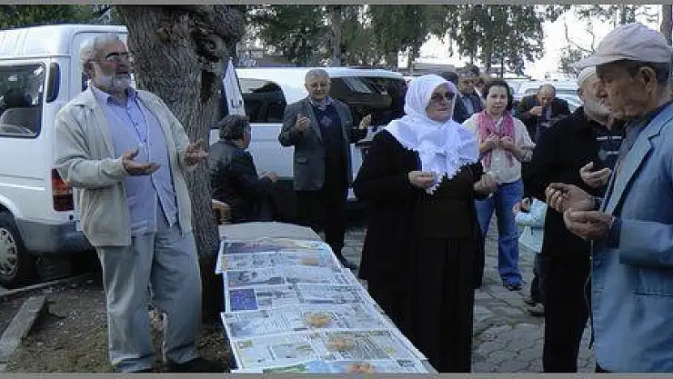 KAYMAKAMLIK ÖNÜNDE LOKMA DÖKTÜRDÜ (görüntülü)