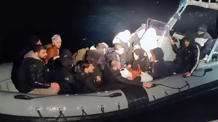 20 düzensiz göçmen yakalandı