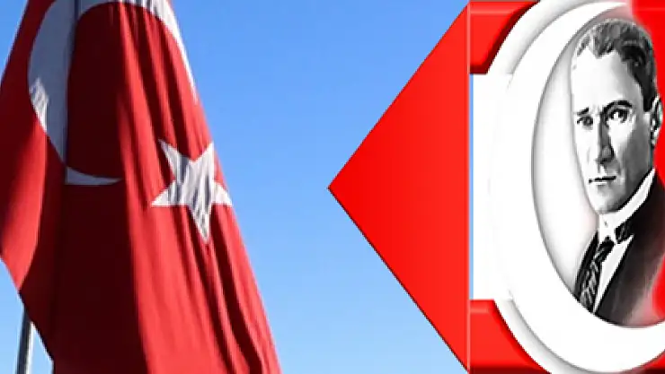 Afrin sınırına dev Türk bayrağı