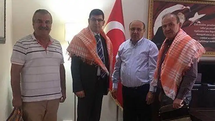 YÖRÜKLERDEN KAYMAKAM GÖKÇEKUYU'YA  ZİYARET