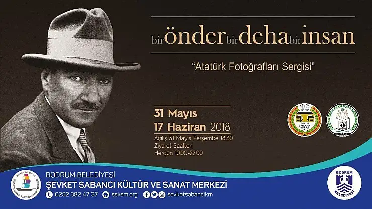 'Bir Önder, Bir Deha, Bir İnsan' isimli sergi sergi Bodrum'da açılıyor