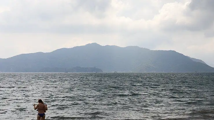Fırtına öncesi deniz keyfi