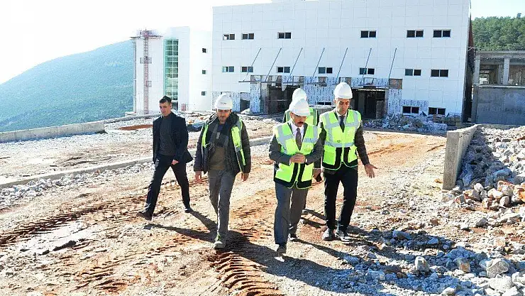 Yeni Milas Devlet Hastanesi'nde çalışmalar sona yaklaşıyor