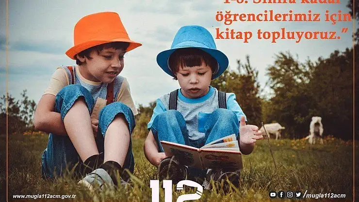 Muğla 112 AÇM çalışanlarından kitap kampanyası