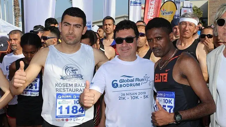 Başkan Aras, Gglobal Run'da koştu