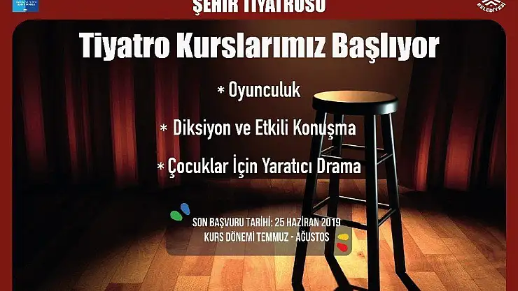 Bodrum Şehir Tiyatrosu kursları başlıyor