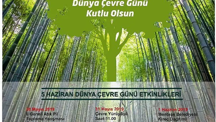 Menteşe Belediyesinden Çevre Günü etkinliği