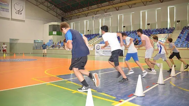 Marmaris'te çocuklara sportif yetenek taraması yapıldı
