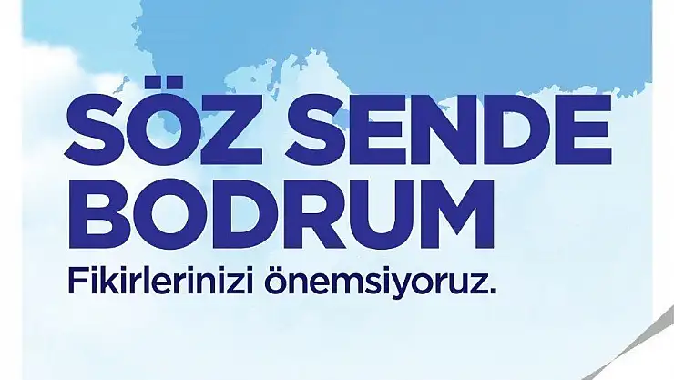 Bodrum Belediyesi,halkın taleplerini öğrenmek amacıyla anket başlattı