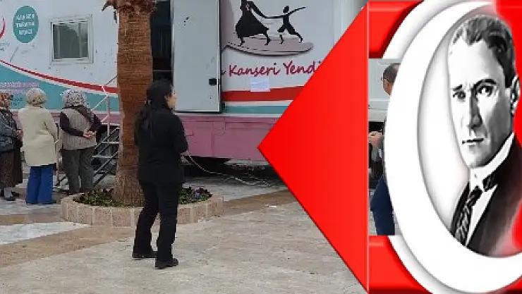 Milas'ta ücretsiz mamografi çekimlere yoğun ilgi