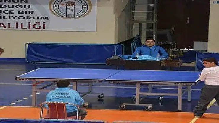 MASA TENİSİNİN 'YILDIZLARI' ORTACA'DA MÜCADELE ETTİ...