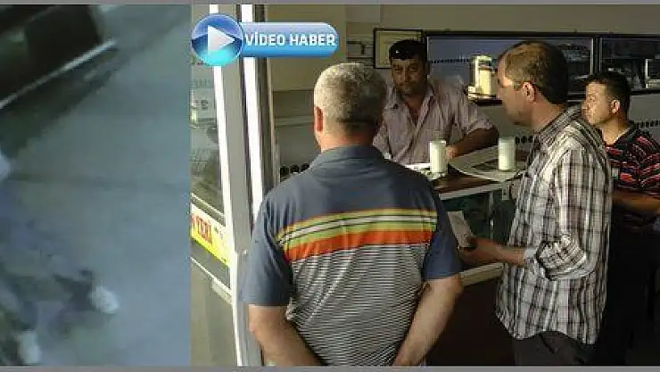 HIRSIZLIK ANI GÜVENLİK KAMERASINDA