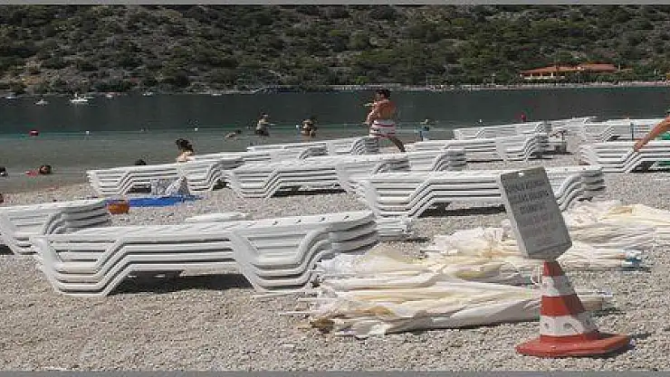 ÖLÜDENİZ PLAJLARI JANDARMA NEZARETİNDE DEVREDİLİYOR (görüntülü)