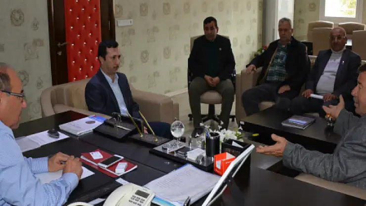 MUHTARLARDAN BAŞKAN OTGÖZ'E TEŞEKKÜR ZİYARETİ...