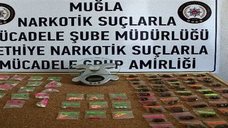 Fethiye'deki uyuşturucu operasyonunda 1 kişi tutuklandı