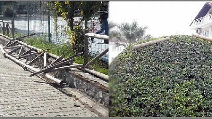 PARKLARA ÇİRKİN SALDIRI... BUNUN ADI TERBİYESİZLİK...