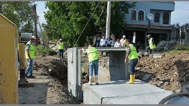 GERİŞBURNU YOLU'NDA ÇALIŞMALAR BAŞLADI