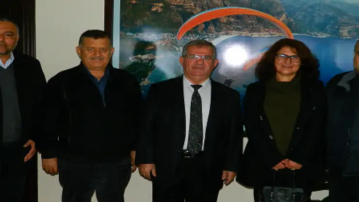 FUAR EKİBİ KAYMAKAMI ZİYARET ETTİ...