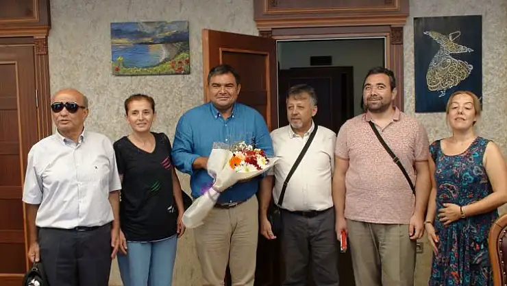 6 NOKTA KÖRLER DERNEĞİNDEN, KAYMAKAM BALCI'YA ZİYARET