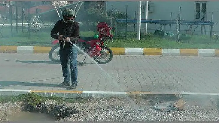 MOTORİZE YANGIN SAVARLAR HİZMETE GİRDİ