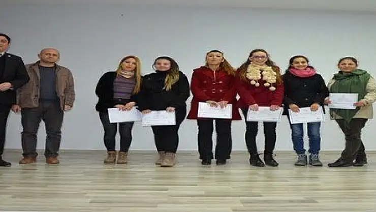 MİLAS'TA 5 AYRI KURSA KATILANLARA BELGELERİ VERİLDİ...