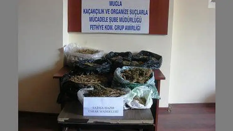 FETHİYE'DE 3 KİLOGRAM ESRAR MADDESİ ELE GEÇİRİLDİ